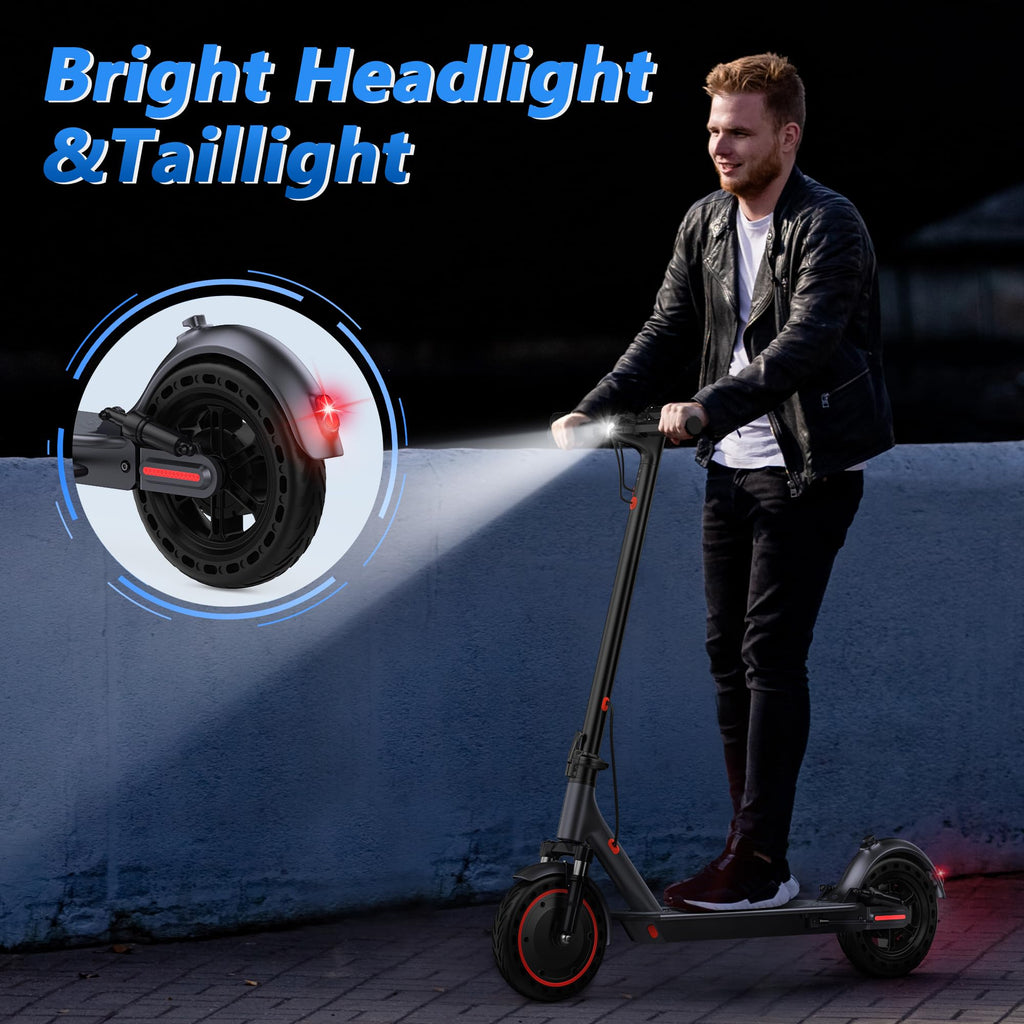 MAXSHOT Electric Scooter for Adults, 8.5/10/14 Tires, 19/22Mph, 350W/500W Motor, 21-28 Miles Range, Folding E-Scooter with Dual