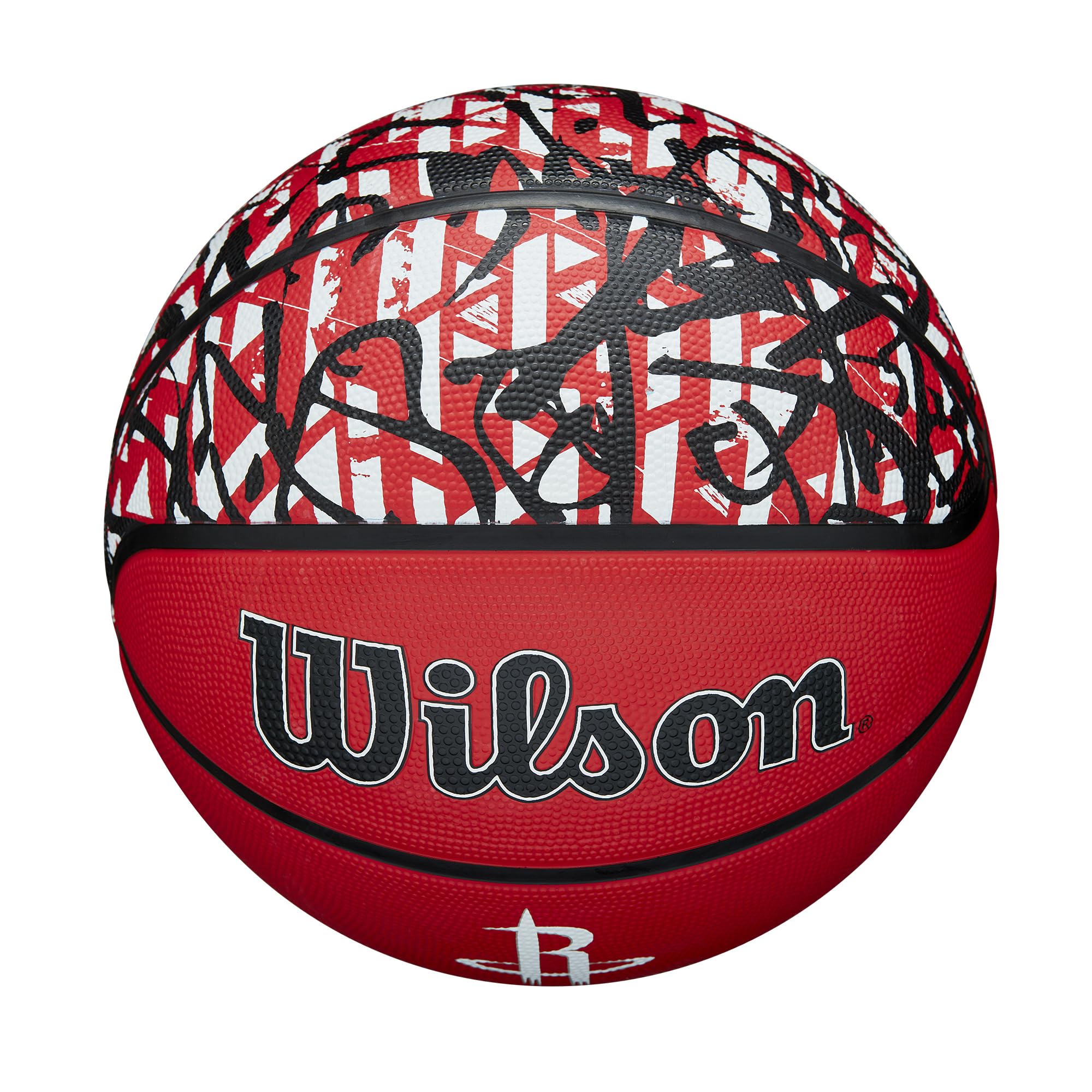 Wilson Nba Team Graffiti Basketball - Houston Rockets, Size 7-29.5''