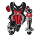 WILSON C200 Youth Catchers Gear Kit - Black/Scarlet