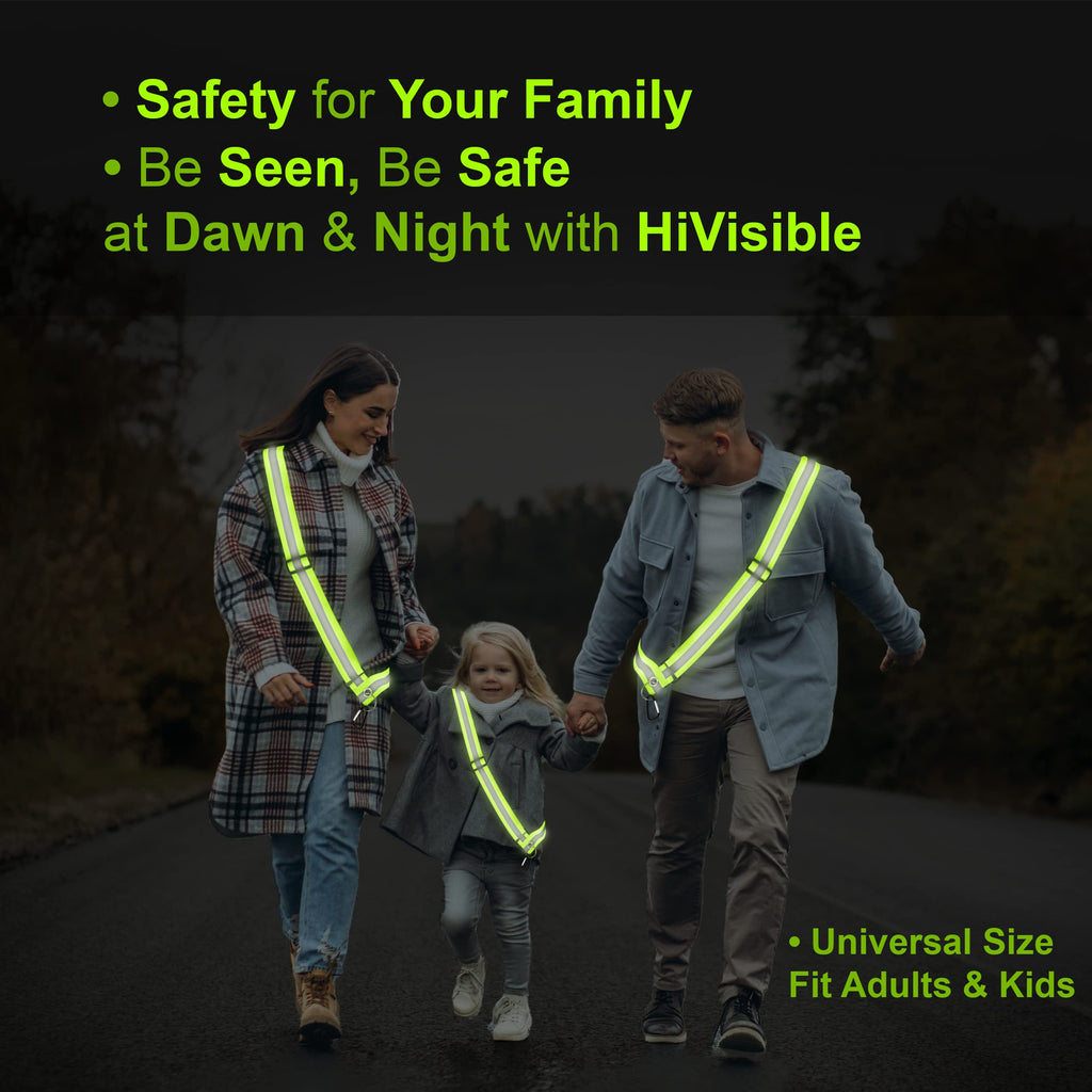 Reflective Sash For Walking At Night Reflective Safety Sash Runner Reflective Sash Reflective Gear Walking Night Men Women Refle