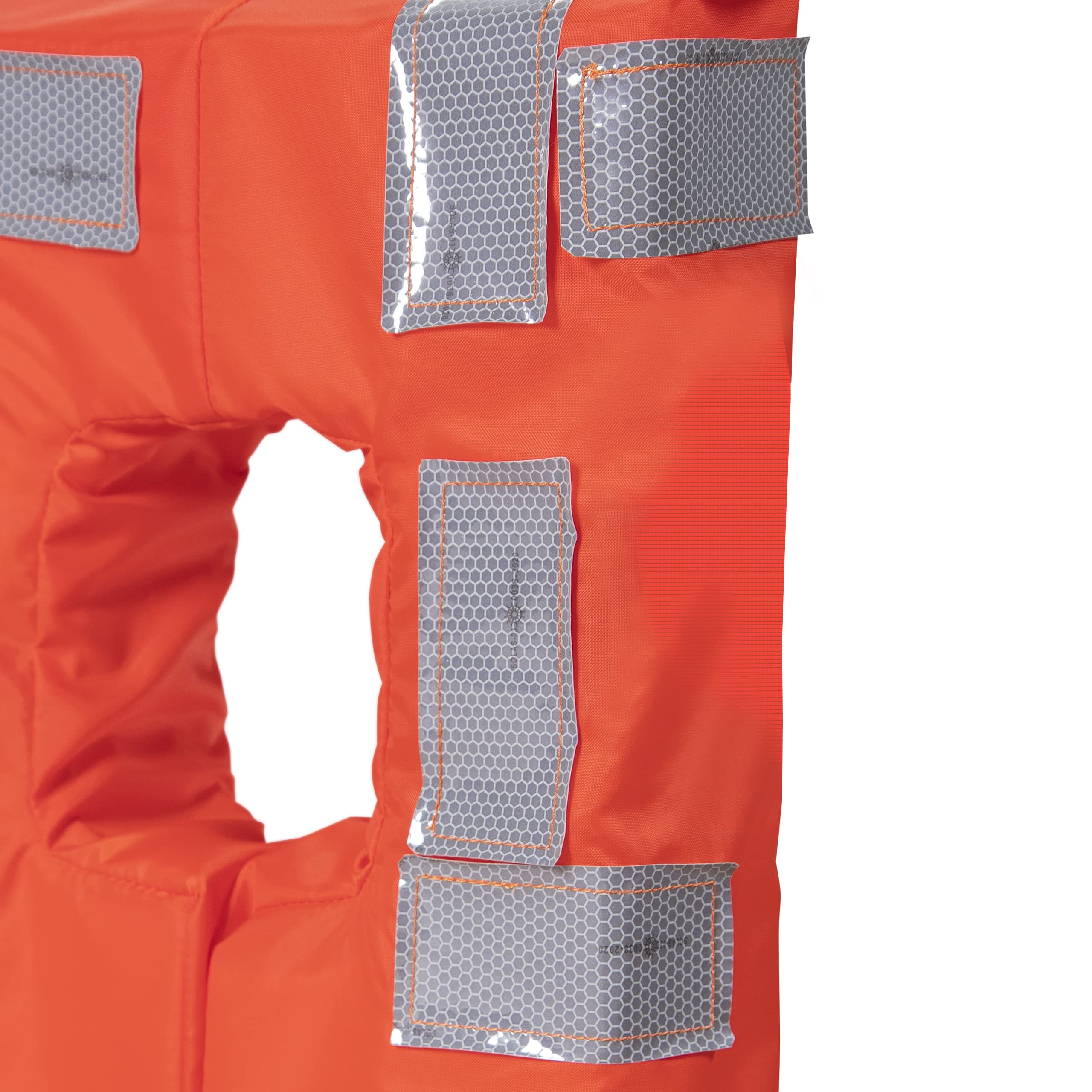 Seachoice Type I Commercial Offshore Vest, Fluorescent Orange, Reflective Panels, Youth, Up To 90 Lbs.