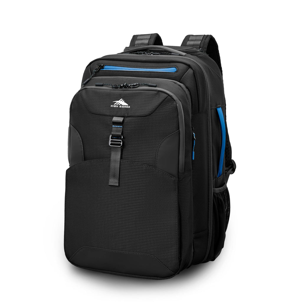 High Sierra Hi-Life 3-in-1 Convertible Wheeled Backpack - Features Removable Daypack, Stack-It Strap, Adjustable Handle, Fleeced