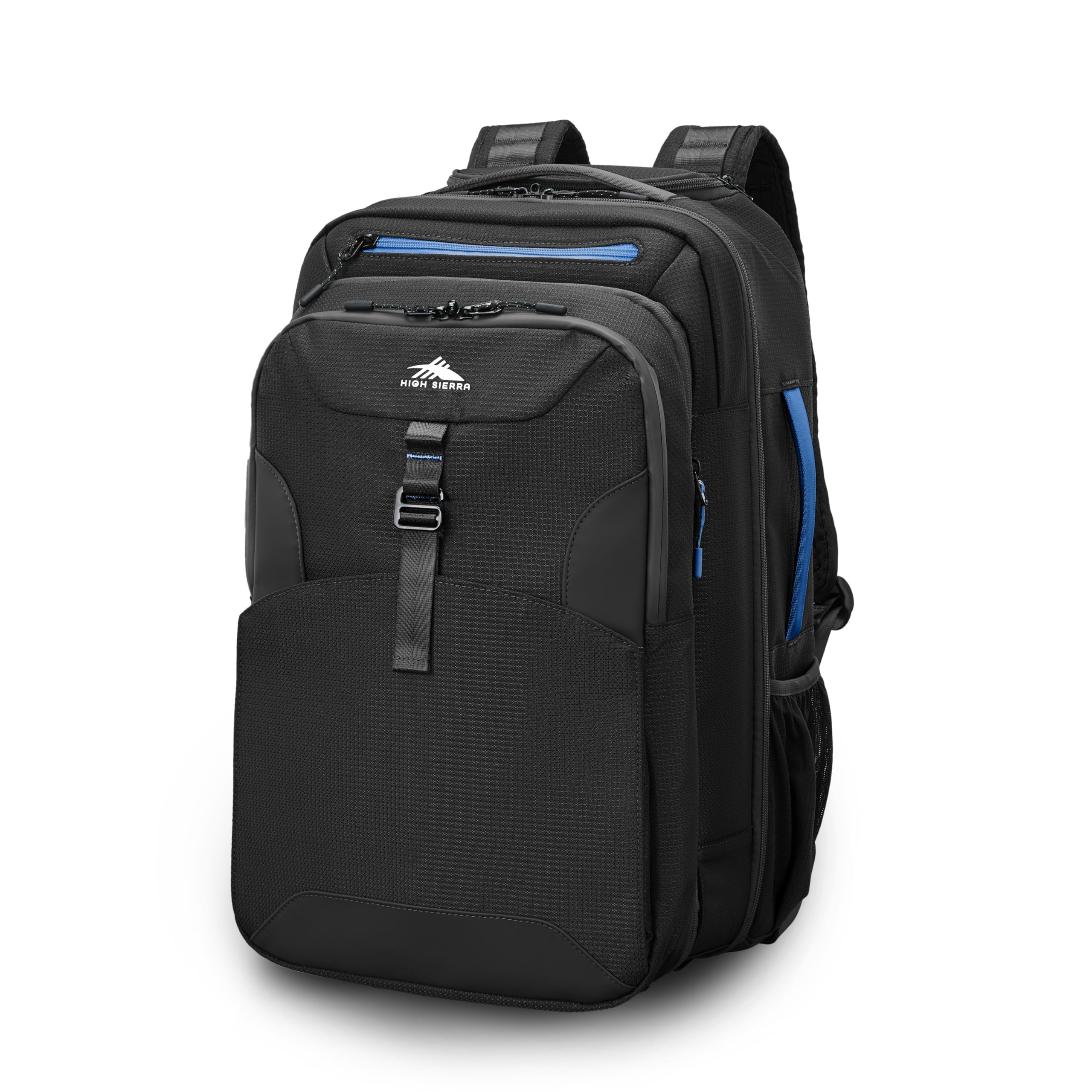 High Sierra Hi-Life 3-in-1 Convertible Wheeled Backpack - Features Removable Daypack, Stack-It Strap, Adjustable Handle, Fleeced
