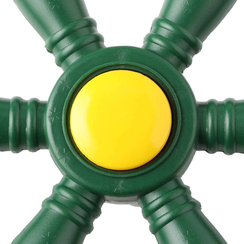 Gorilla Playsets 07-0006 Pirate'S Wheel Swing Set Accessory With 12 Inch Diameter, Green