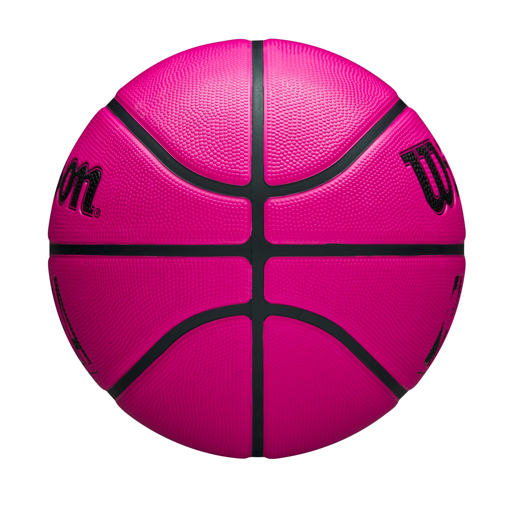 Wilson Nba Drv Outdoor Basketball With Pump - Pink, Size 7-29.5''
