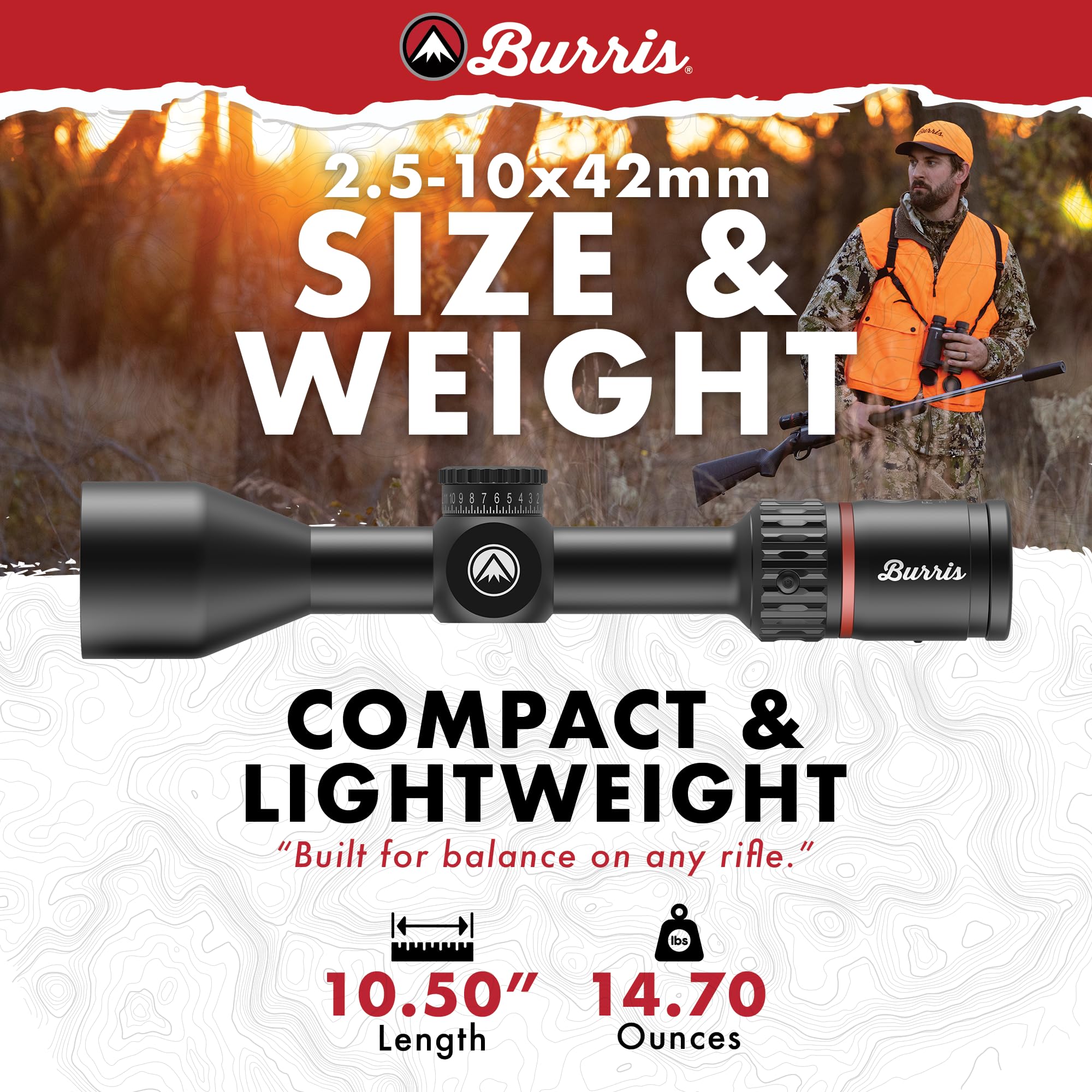 BURRIS Fullfield 2.5-10x42mm Illum. SC (201511)