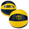 Franklin Sports Nba Denver Nuggets Toy Basketballs - 2 Pack Of Kids Soft Mini Basketballs For Over The Door + Indoor Hoops - Nba