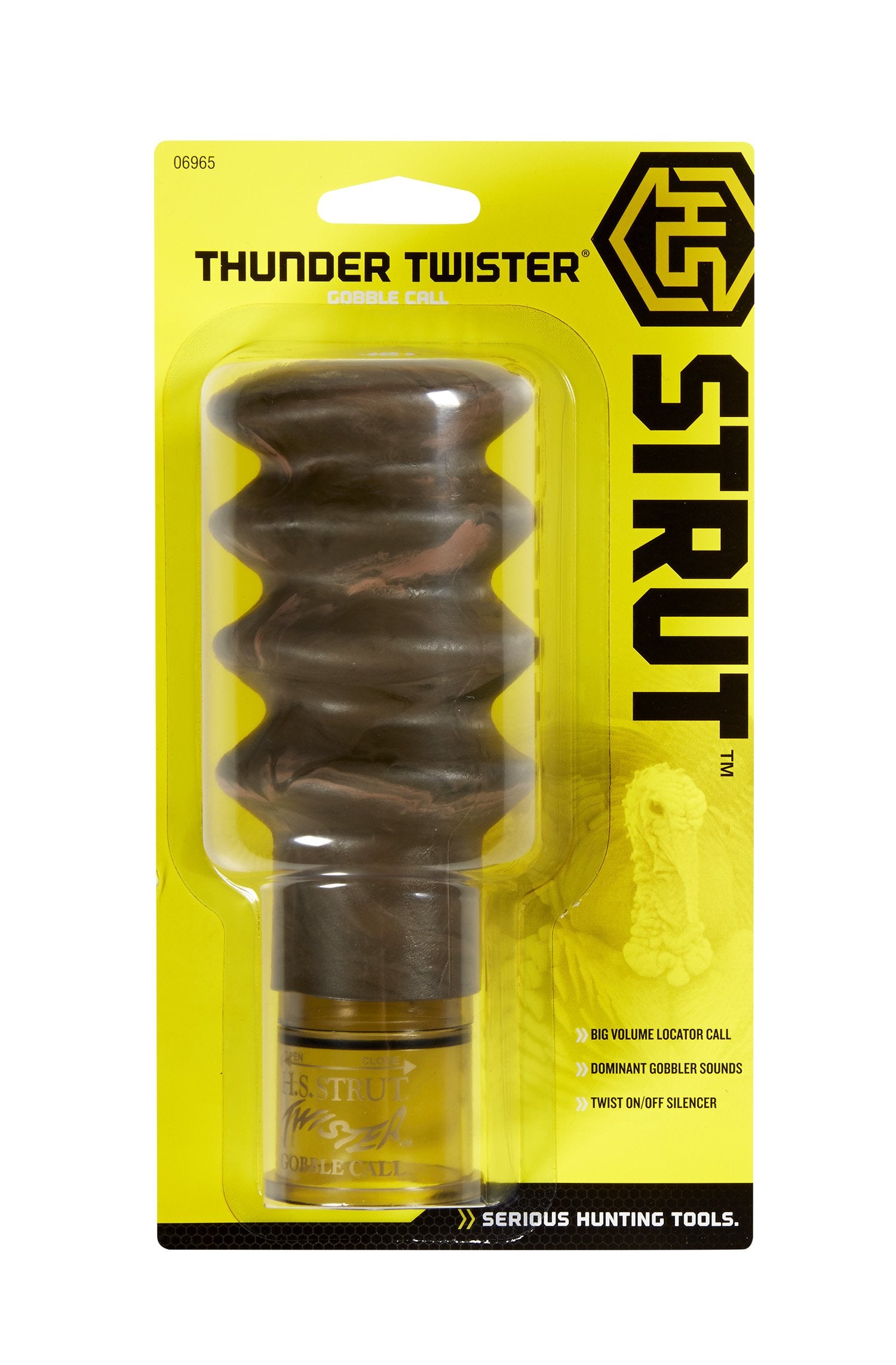 Hunters Specialties Hs Strut Thunder Twister Gobble Improved Sound Quality Volume Hunting Hen Turkey Call