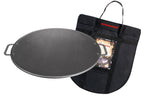 Muurikka Grill Pan 58 Cm With Protective Bag, Outdoor Pan, Fire Pan Made Of Robust Rolled Steel For Campfire & Grill