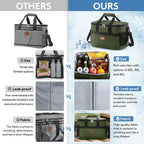 Lifewit Cooler Bag 30 Cans Collapsible And Insulated Large Lunch Bag Leakproof Soft Cooler Portable For Camping/Bbq/Family Outdo