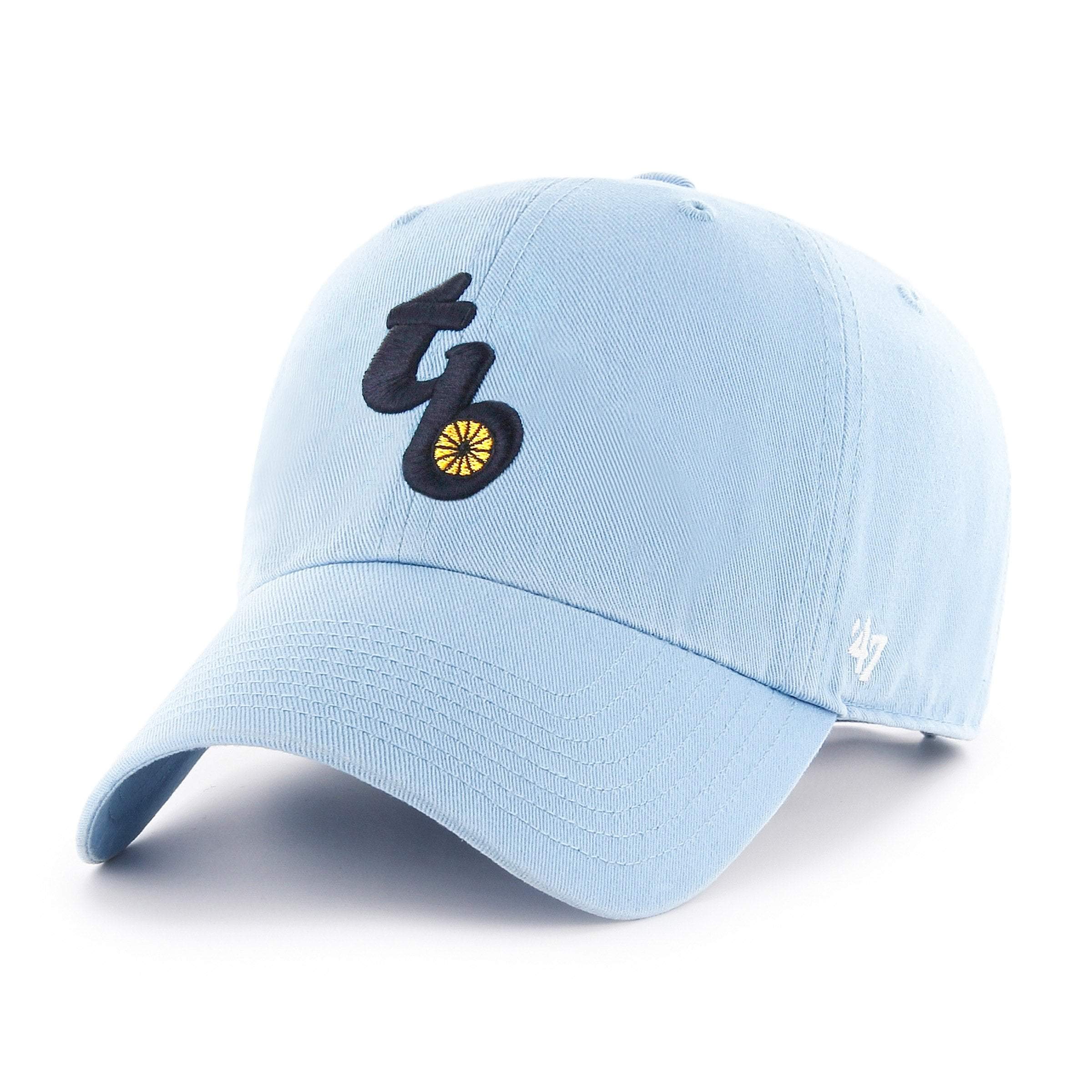 '47 New York Yankees Adjustable Cap Clean Up Mlb, Tampa Bay Rays Light Blue, One Size