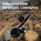 Retrospec Steel Mace Training Equipment - Weighted Fitness Macebell for Strength, Rehabilitation & Rotational Workouts - Durable