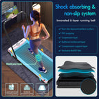 Black Lord 4 In 1 Walking Pad With Handle Bar, 2.7 Hp Quiet Foldable Under Desk Treadmill W/Bluetooth Speaker, Small Portable Ru