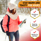 Odorless Hot Hand Warmer (45 Pairs) - Up To 11 Hours Of Heat, Super Long Lasting - Easy, All Natural - Air Activated, For Body&