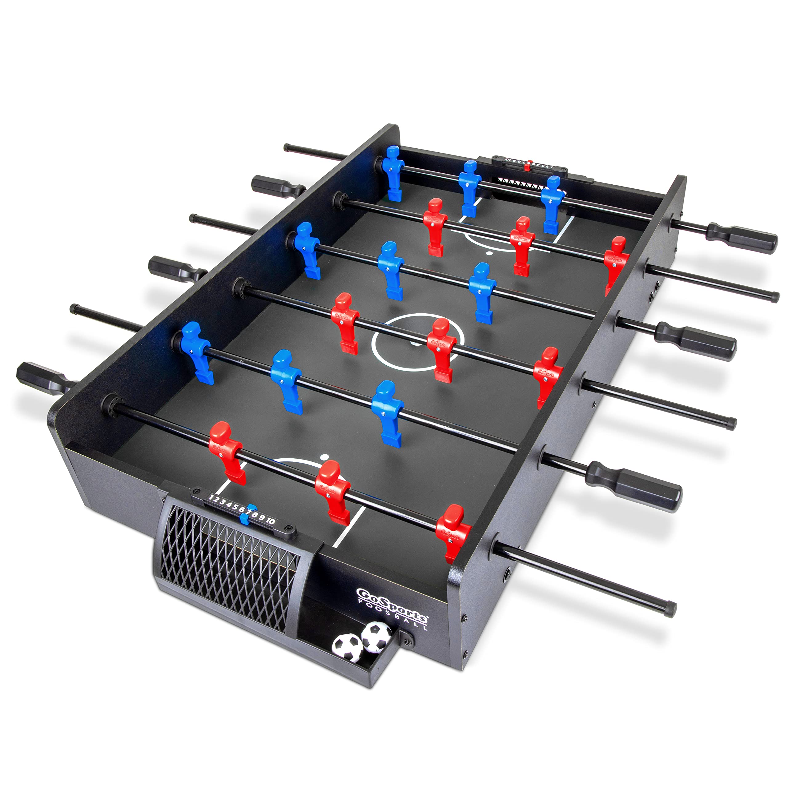 Gosports 32 Inch Tabletop Foosball Game Set - Oak Or Black