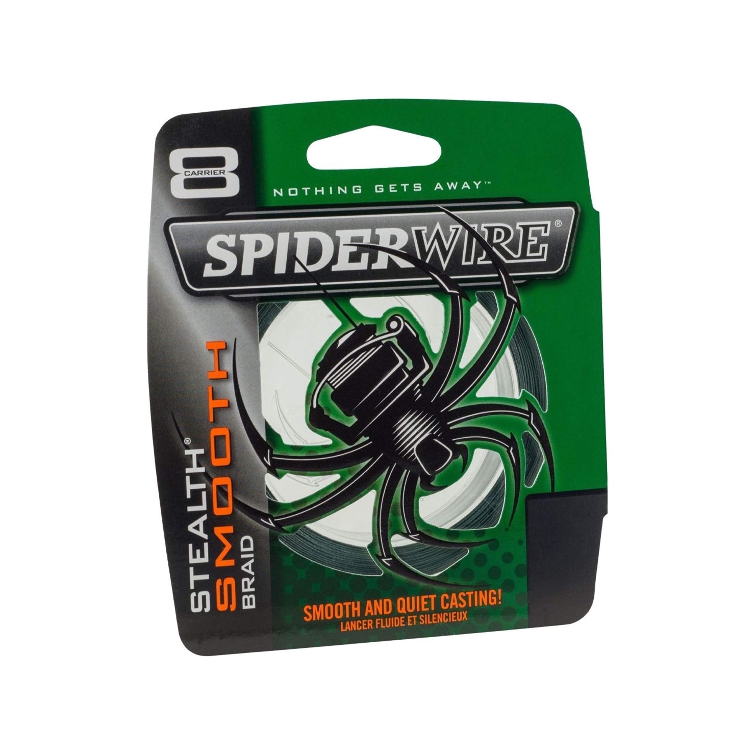 Spiderwire Stealth Translucent Superline, Moss Green, 65Lb | 29.4Kg, 125Yd | 114M Braided Fishing Line, Suitable For Saltwater E