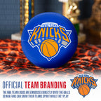 Franklin Sports Nba New York Knicks Mini Foam Basketball - Kids 5.5'' Inch Toy Basketball For Over The Door + Mini Indoor Hoops