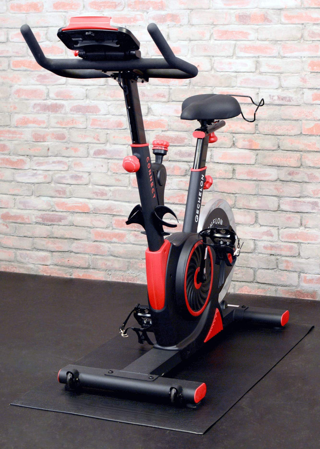 Echelon Fitness Protective Indoor Bike Mat: 27''W X 47''L, Black