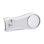 Mile High Life All Metal Foldable Golf Divot Tool With Pop-Up Button & Magnetic Ball Marker (Silver Bone)