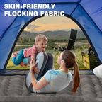 Uncle Elk Truck Bed Mattress 5.5-5.8Ft: Inflatable Air Mattress For Camping Short Truck Bed 2 Person, Air Pump 2 Pillows, Carry
