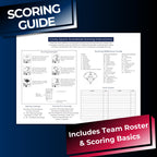 Covey Baseball Softball Scorebook Side By Side Format - (50 Games) - Score Keeping Book With Sheets Designed To Make Baseball An