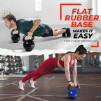 Kettlebell - Pvc - Rubber Base - 65Lbs