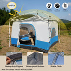 Redcamp Canopy Camping Tent For Pop Up Canopy, Inner Tent With Mesh Window, Converts Straight Leg 10X10 Or 10X20 Canopy Into Cam