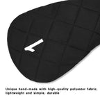Golf Head Covers (3Pcs) Driver Fairway #3 Hybrid For Club Mens (Black)