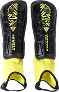 Malaga Soccer Shin Guard with Adjustable Straps-Yellow/Black - Vizari Sports