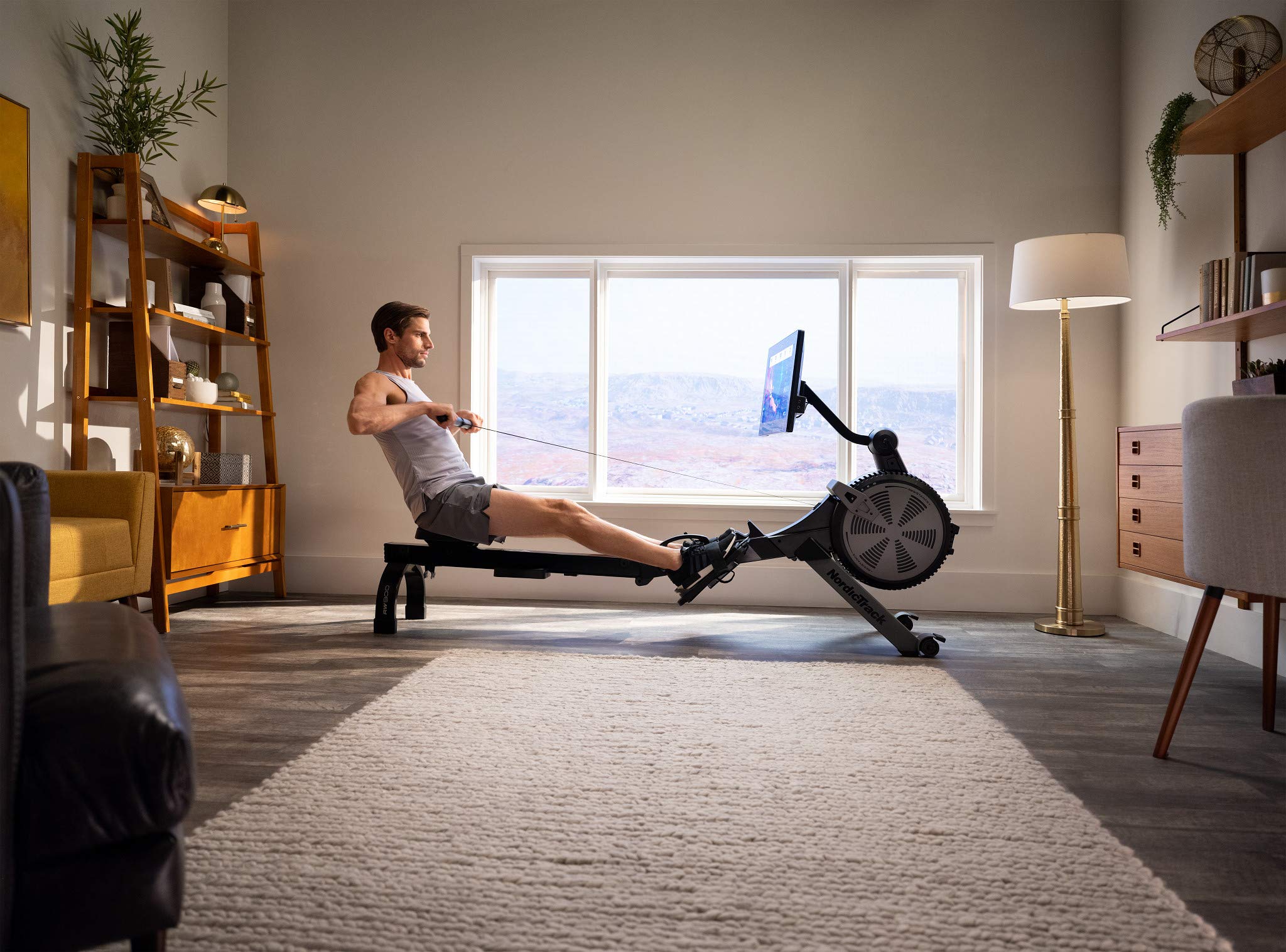 Nordictrack Smart Rower With 22 Hd Touchscreen And 30-Day Ifit Family Membership