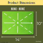 Nine + Nine Replacement Golf Swing Mats - Velvet Striker Sheets Model 99Gsmv1Ssr - Color Changing Mat & Golf Training Aid For Sw