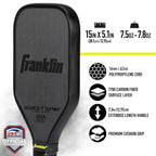 Franklin Sports Sweet Spot Training Pickleball Paddle - Pickleball Trainer Practice Paddle With Extra Long Handle - Sweet Spot S