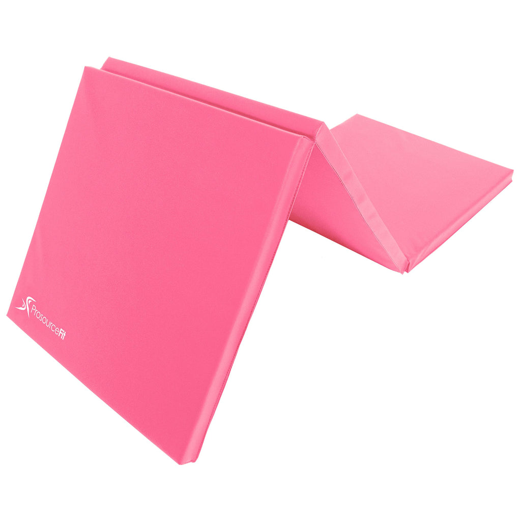 Prosourcefit Tri-Fold Folding Exercise Mat - Pink