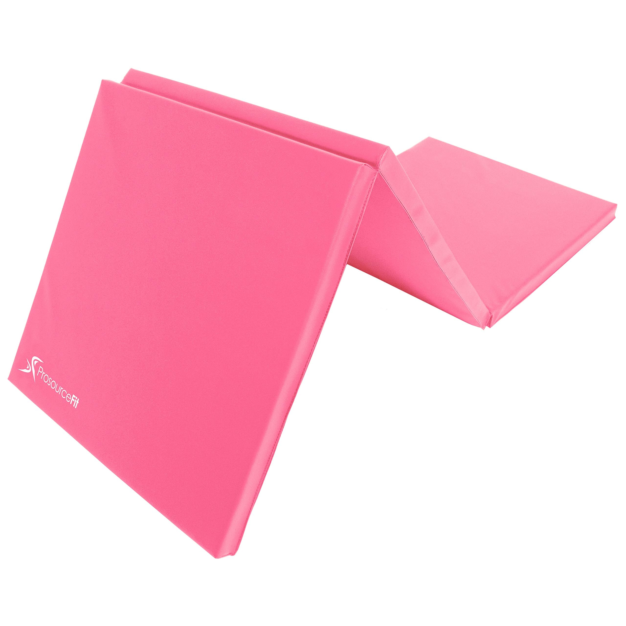Prosourcefit Tri-Fold Folding Exercise Mat - Pink
