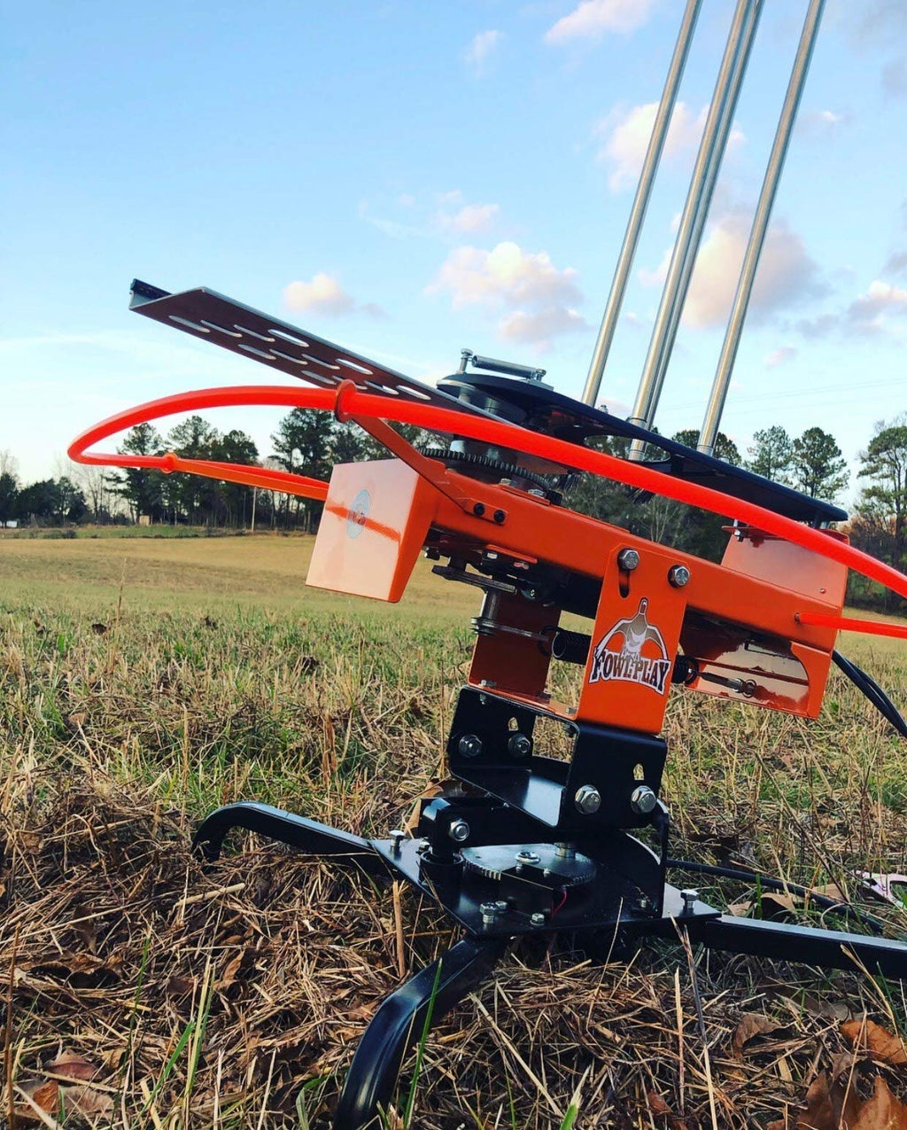 Do-All Outdoors Auto Adjustable Wobbler Kit For Fowl Play And Raven Clay Pigeon Skeet Thrower Traps , Black, Medium