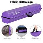 Zeny 6Ft Folding Gymnastics Balance Beam Foam Floor Balance Beam Bar With Anti-Slip Base Walking Beams Home Gymnastics Equipment