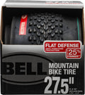 Bell Flat Defense Mountain Bike Tire, 27.5 x 1.95-2.10, Black