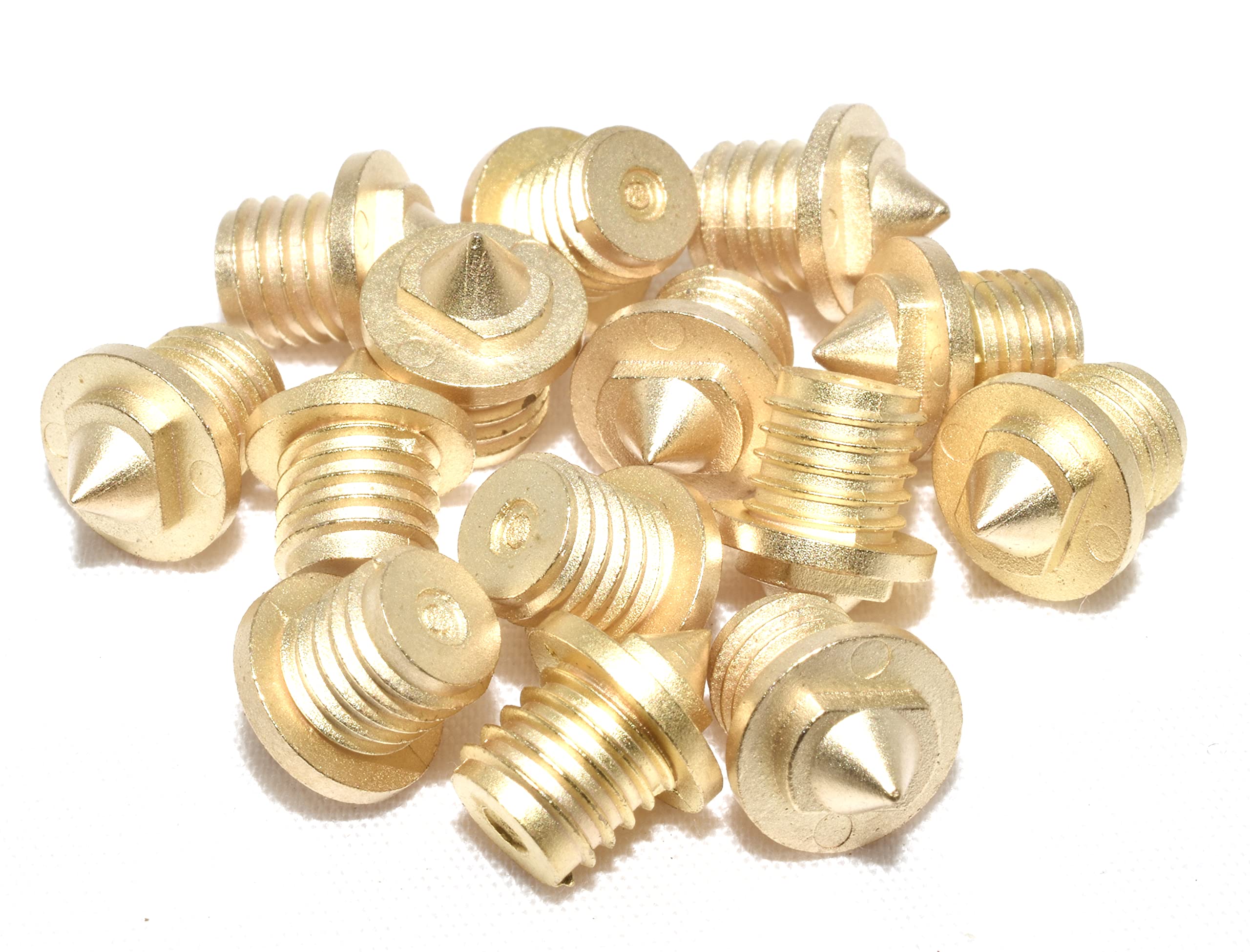 ecoSpikes Stainless Steel Track and Cross Country Spikes (1/8 Gold, 14x)