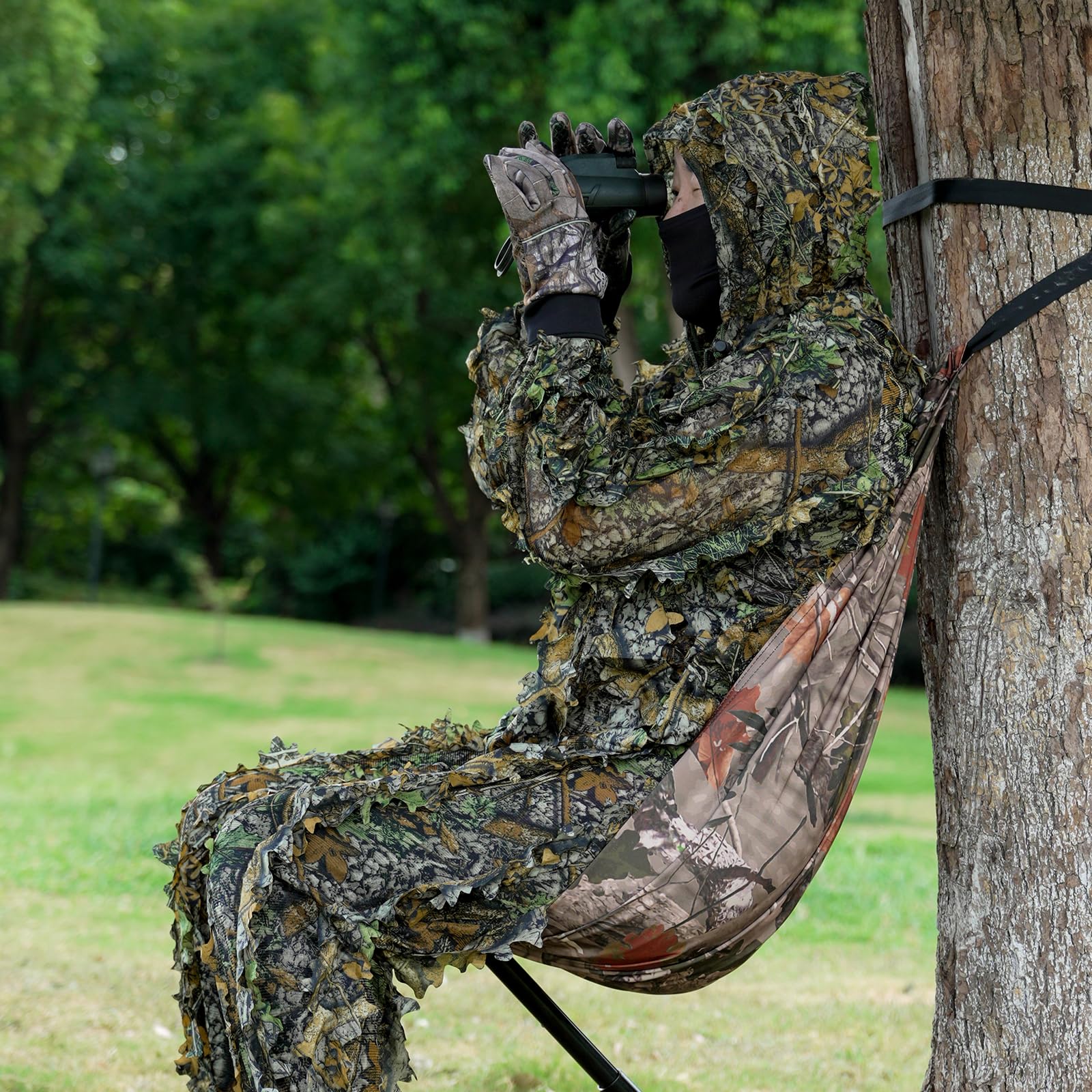Zaixia Camo Tree Camping Chair Hammock Seat Hunting Chair Portable And Light Weight Camping Stool On Tree