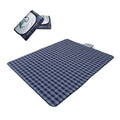 Wind Tour Family Outdoor Waterproof Durable Picnic Blankets With Carry Strap,Foldable 59  70.9 Inch Sandproof Beach Mat For Kids
