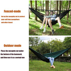 Camping Hammock With Mosquito Net And Rain Fly - Travel Hammock Bug Net - Hammock Tent For Outdoor Hiking Backpacking Travel Cam