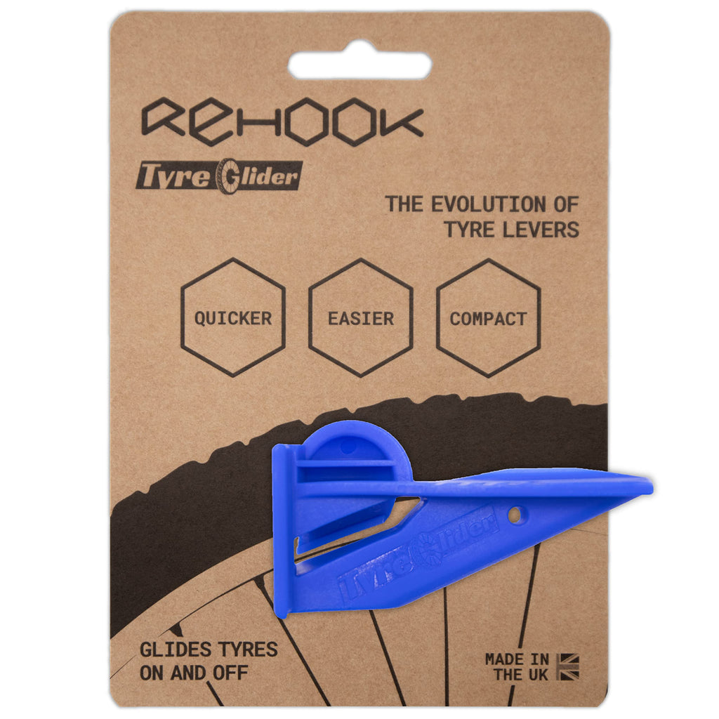Rehook Tyre Glider - A Strong Portable Bicycle Tyre Replacement And Bike Tire Remover Tool - No More Tyre Levers Or Tyre Changin
