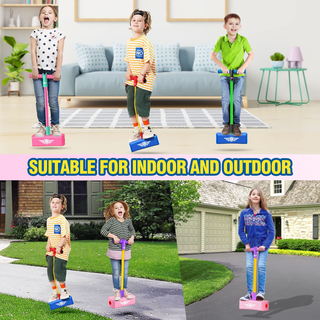 Gifts For 3-12 Year Old Boys Girls, Foam Pogo Jumper For Kids Outdoor Toys For Kids Ages 4-8 Pogo Stick Girls Toys Cool Toys For