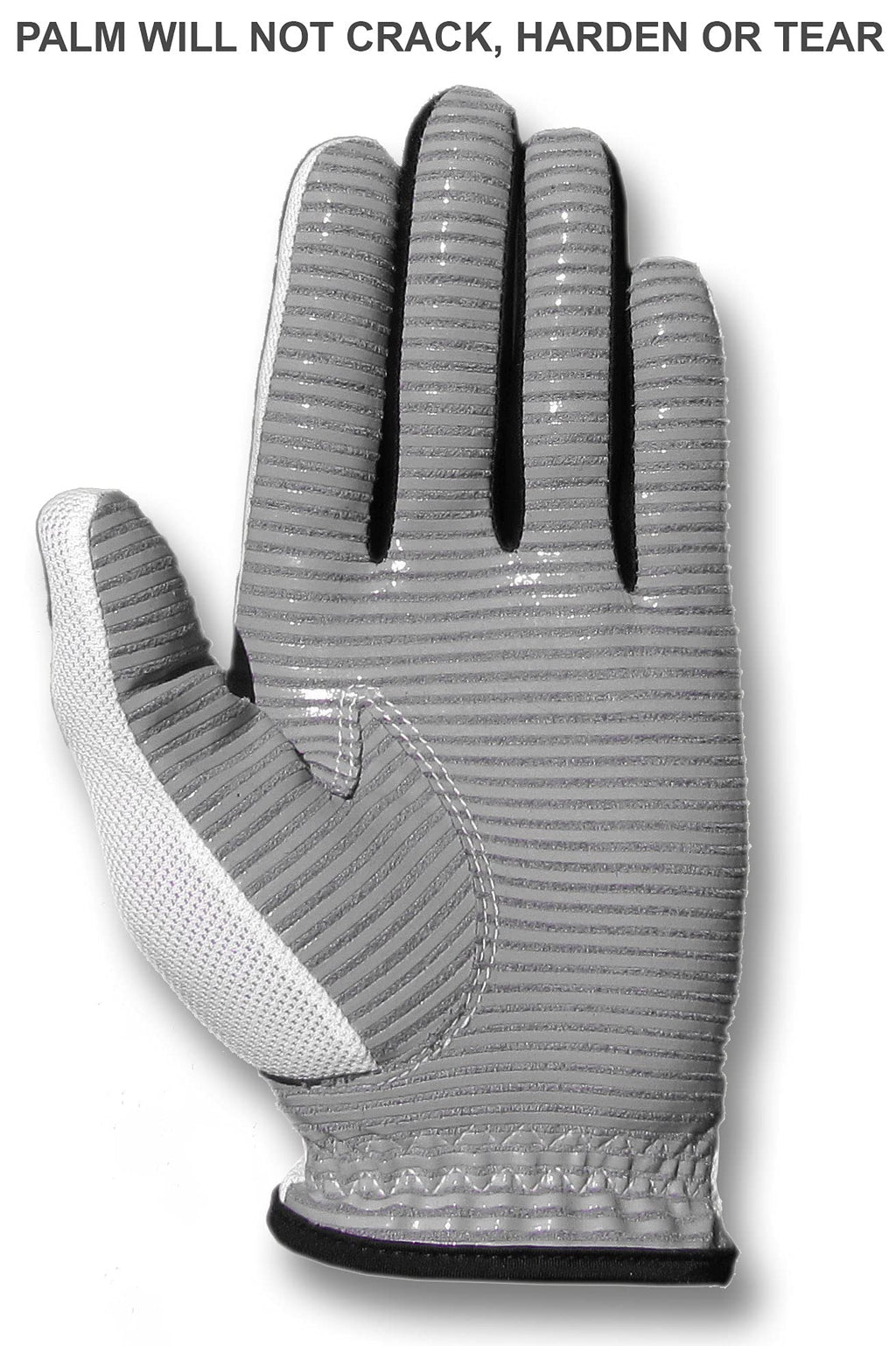 Caddydaddy Claw Golf Glove For Men - Breathable, Long Lasting Golf Glove (White, X-Large, Right)