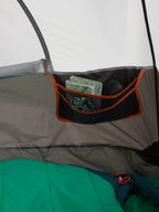Marmot Halo 4 Person Tent, 4-Season Camping, 4-Poster Bed, Large Front Vestibule, Zip Open/Close Canopy, Pole Sleeve-Clip Combo,