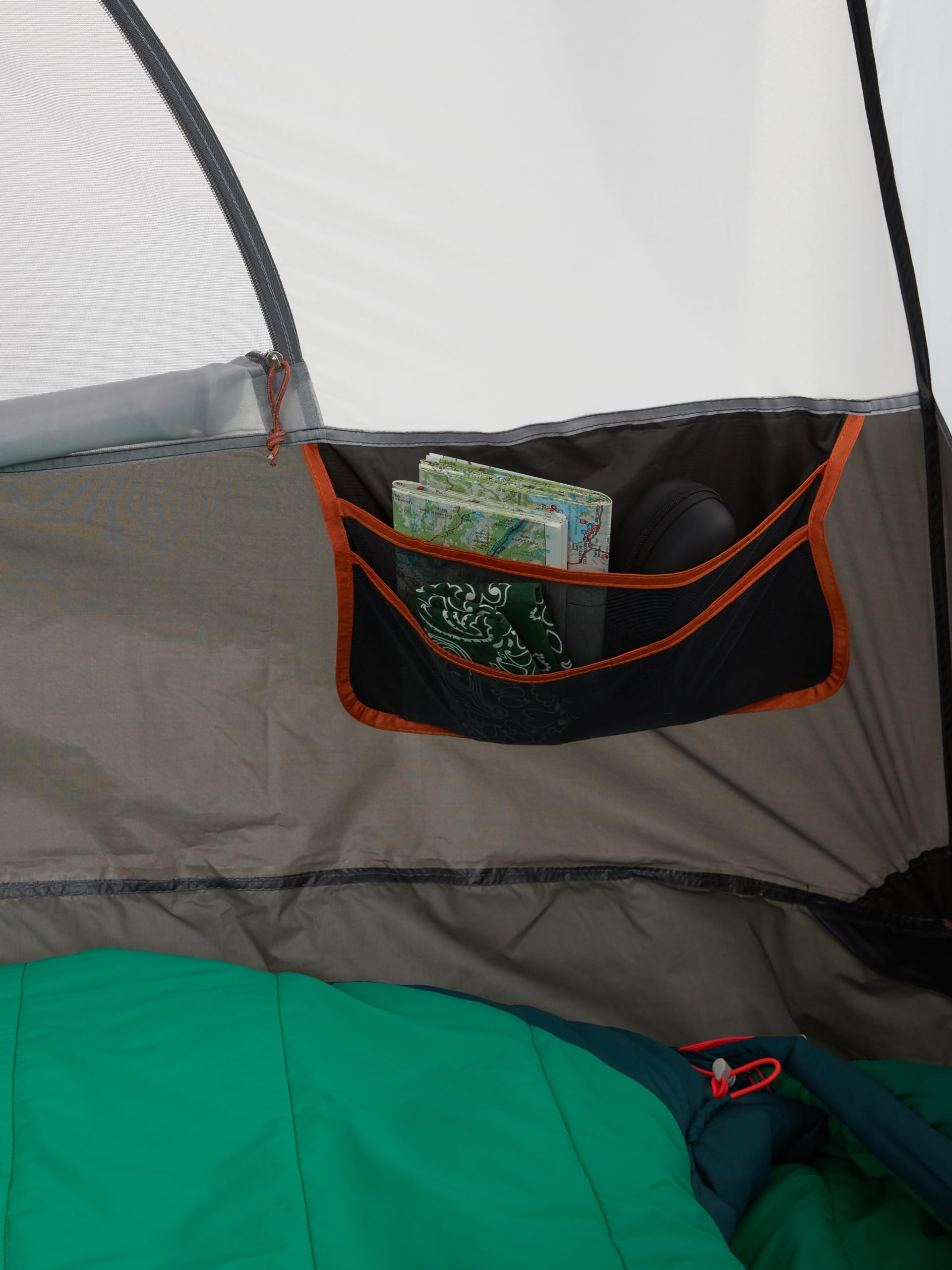 Marmot Halo 4 Person Tent, 4-Season Camping, 4-Poster Bed, Large Front Vestibule, Zip Open/Close Canopy, Pole Sleeve-Clip Combo,