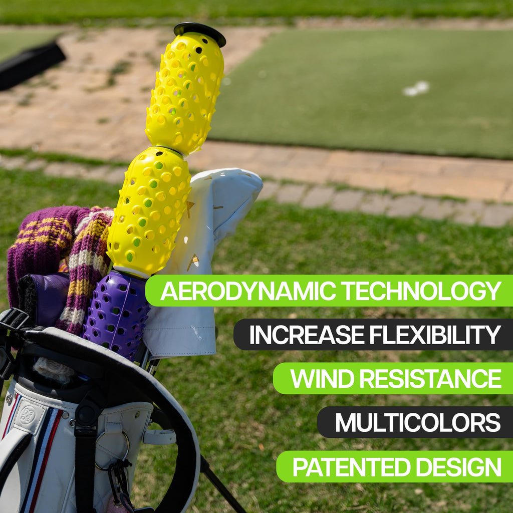 Aero-Swing Golf Club Mini Swing Trainer Aid, Speed Training Practice Equipment Tool For Golf, Single Purple. Hit The Ball Furthe