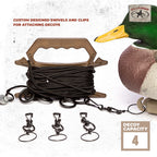 Rig'Em Right Waterfowl Step-Up Jerk Rig Decoy Ultimate Motion Device For Duck Hunting, Gives Motion For Up To Four Decoys
