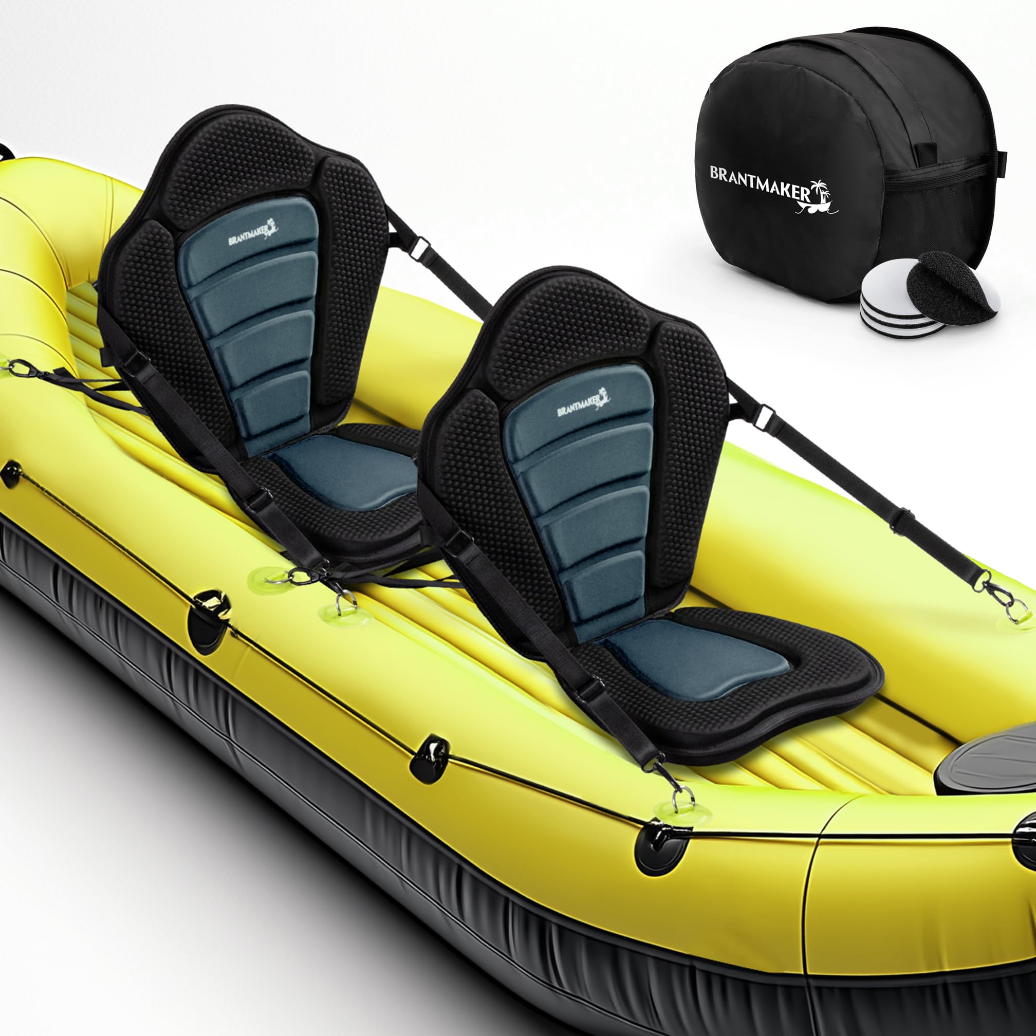 Brantmaker Kayak Seats With Back Support, Paddle Board Seat, Universal Thicken Cushion For Inflatable Paddleboard, Sup, Canoe, O