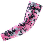 Stromguard Compression Sports Arm Sleeve Digital Camo Baseball Football Basketball - (One Arm Sleeve) (Youth Medium, #5 - Pink-B